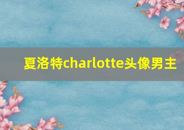 夏洛特charlotte头像男主