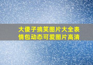 大傻子搞笑图片大全表情包动态可爱图片高清