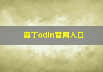 奥丁odin官网入口