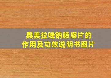 奥美拉唑钠肠溶片的作用及功效说明书图片