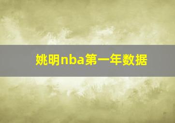 姚明nba第一年数据