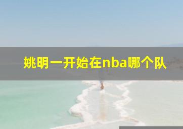 姚明一开始在nba哪个队