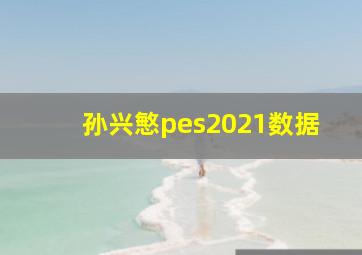 孙兴慜pes2021数据