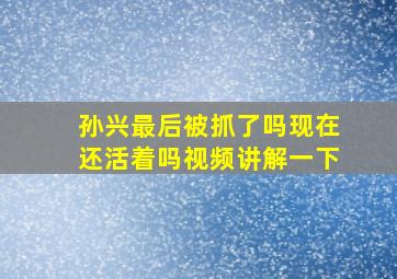 孙兴最后被抓了吗现在还活着吗视频讲解一下