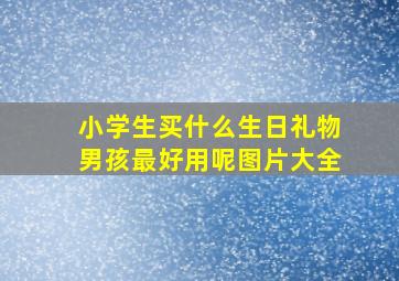 小学生买什么生日礼物男孩最好用呢图片大全