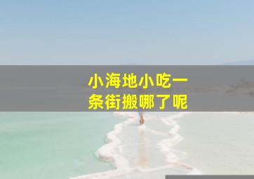 小海地小吃一条街搬哪了呢