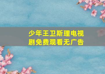 少年王卫斯理电视剧免费观看无广告