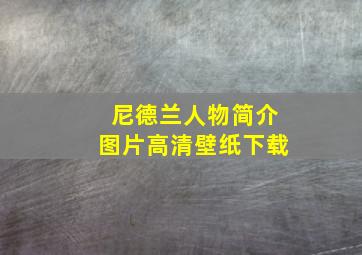 尼德兰人物简介图片高清壁纸下载