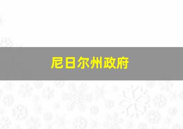 尼日尔州政府