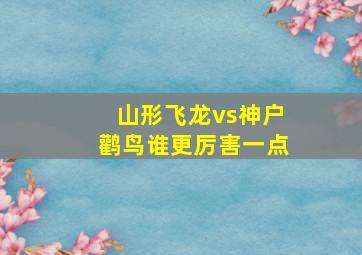 山形飞龙vs神户鹳鸟谁更厉害一点