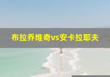 布拉乔维奇vs安卡拉耶夫