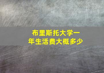 布里斯托大学一年生活费大概多少