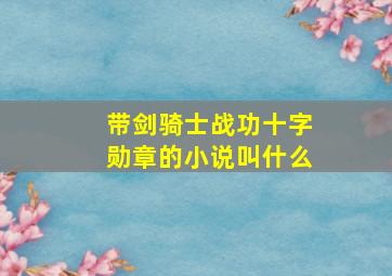 带剑骑士战功十字勋章的小说叫什么