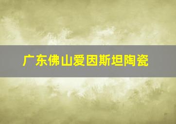 广东佛山爱因斯坦陶瓷