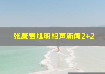 张康贾旭明相声新闻2+2