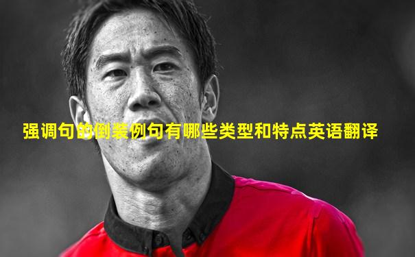 强调句的倒装例句有哪些类型和特点英语翻译