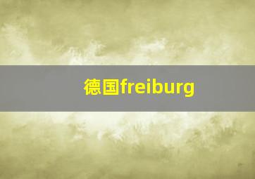 德国freiburg