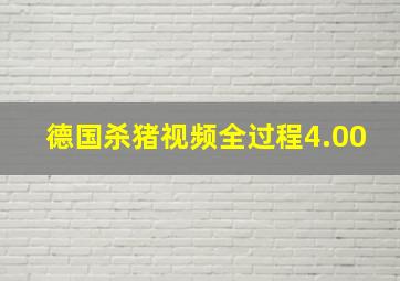 德国杀猪视频全过程4.00