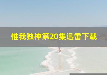 惟我独神第20集迅雷下载