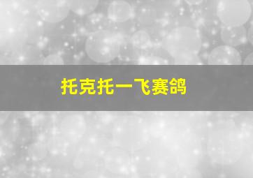 托克托一飞赛鸽