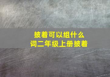 披着可以组什么词二年级上册披着