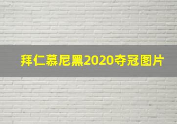 拜仁慕尼黑2020夺冠图片