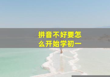 拼音不好要怎么开始学初一