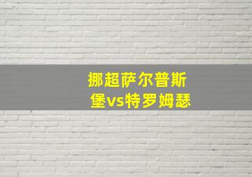 挪超萨尔普斯堡vs特罗姆瑟