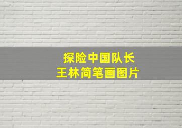 探险中国队长王林简笔画图片