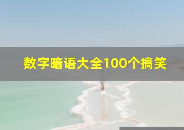 数字暗语大全100个搞笑