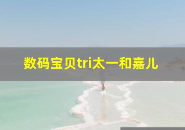 数码宝贝tri太一和嘉儿