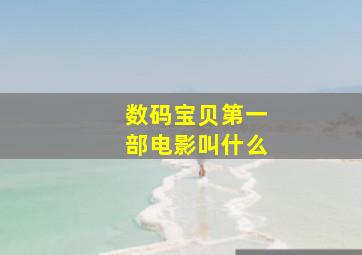 数码宝贝第一部电影叫什么