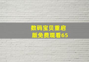 数码宝贝重启版免费观看65