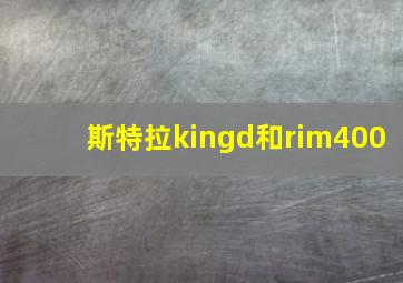 斯特拉kingd和rim400