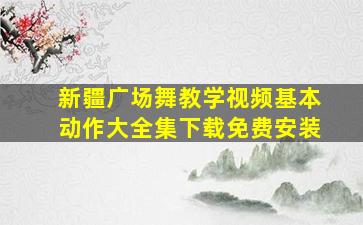 新疆广场舞教学视频基本动作大全集下载免费安装