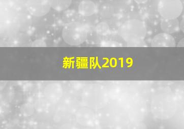 新疆队2019