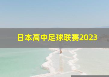 日本高中足球联赛2023