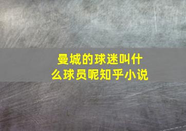 曼城的球迷叫什么球员呢知乎小说