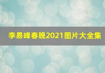 李易峰春晚2021图片大全集