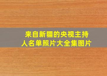 来自新疆的央视主持人名单照片大全集图片