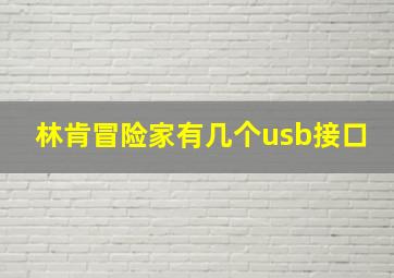 林肯冒险家有几个usb接口