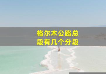 格尔木公路总段有几个分段