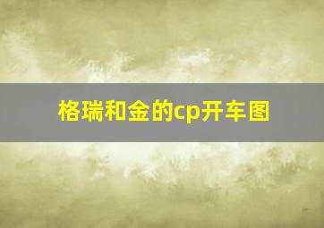 格瑞和金的cp开车图