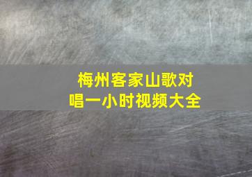 梅州客家山歌对唱一小时视频大全