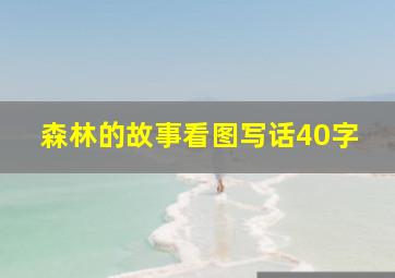 森林的故事看图写话40字