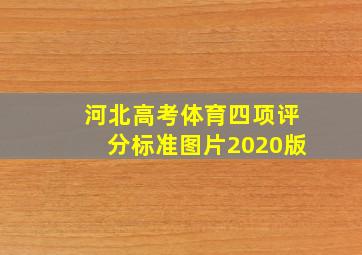 河北高考体育四项评分标准图片2020版