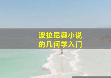 波拉尼奥小说的几何学入门