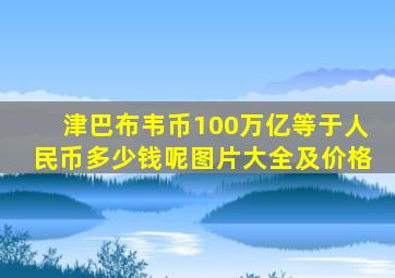 津巴布韦币100万亿等于人民币多少钱呢图片大全及价格