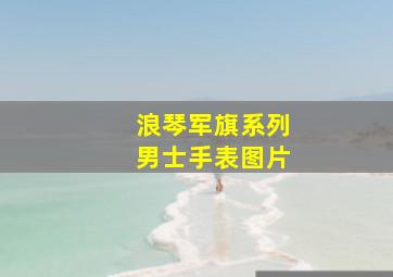 浪琴军旗系列男士手表图片