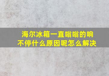 海尔冰箱一直嗡嗡的响不停什么原因呢怎么解决